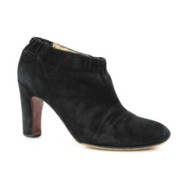 Sam Edelman Shoes - Sam Edelman Black Leather Round Toe Ankle Booties